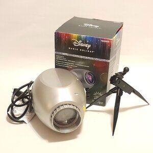 Disney Magic Holiday Mickey Mouse Motion Mosaic LED Projection Spotlight NIB
